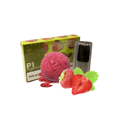 Картридж Elf Bar P1 Strawberry Ice Cream (Клубничное Морожное)