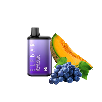 Elf Bar ULTRA BС5000 Grape Honedew (Виноград Дыня) Одноразовый POD