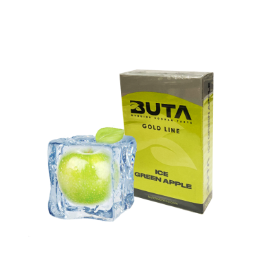 Табак Buta Gold Ice Green Apple (Ледяное Зелёное Яблоко, 50 г)