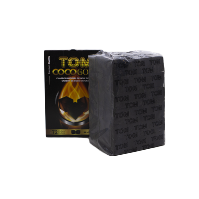 Кокосовый уголь для кальяна Tom Cococha Gold (1 кг, 72 шт, р25, без коробки)