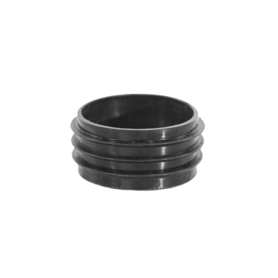 Силиконовый уплотнитель для колбы Black (Маленький, чёрный, без юбки)