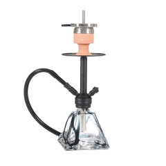 Кальян Amy Deluxe 652 Black (чёрный, полный комплект)