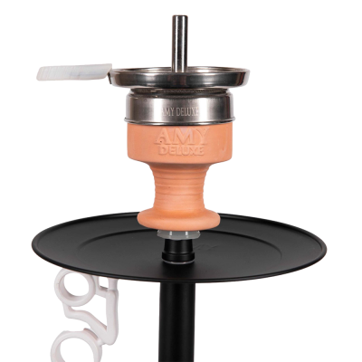 Кальян Amy Deluxe 652 Black (чёрный, полный комплект)