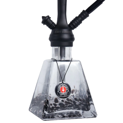 Кальян Amy Deluxe 038R Clear (прозрачный, полный комплект)
