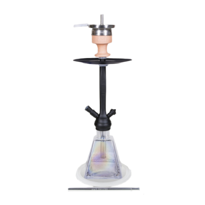 Кальян Amy Deluxe 038R Clear (чорний, повний комплект)