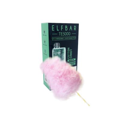 Elf Bar TE5000 Cotton Candy (Сладкая Вата) Одноразовый POD