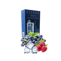 Elf Bar TE5000 Blue Razz Ice (Черника Малина Лёд) Одноразовый POD