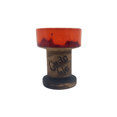 Глиняная чаша Gusto Bowls Rook Orange Red (Оранжевый Красный)