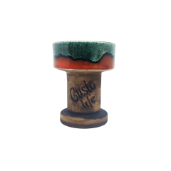 Глиняная чаша Gusto Bowls Rook Green Orange (Зелёный Оранжевый)