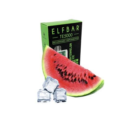 Elf Bar TE5000 Watermelon Ice (Кавун Лід) Одноразовий POD