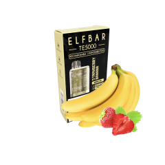 Elf Bar TE5000 Strawberry Banana (Клубника Банан) Одноразовый POD