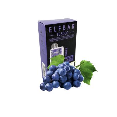 Elf Bar TE5000 Grape (Виноград) Одноразовый POD