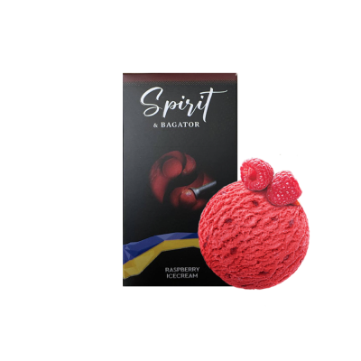 Табак Spirit Bagator Raspberry Icecream (Малина Пломбир, 40 г)