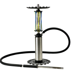 Кальян Trumpet Hookah Rider Still Blue Yellow (сине-жёлтый, полный комплект)