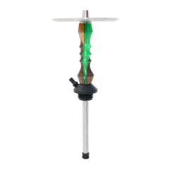 Кальян Drago Wood Epox Green (зелёный, базовый комплект)