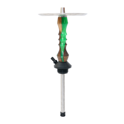 Кальян Drago Wood Epox Green (зелёный, базовый комплект)
