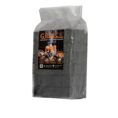 Ореховый уголь для кальяна Gresco (1 кг, 72 шт, р25, без коробки)