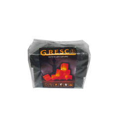 Ореховый уголь для кальяна Gresco (0,5 кг, 36 шт, р25, без коробки)