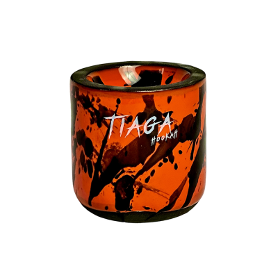 Глиняная чаша Tiaga Hookah Fire hurricane (Оранжевый)