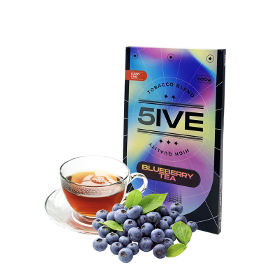 Табак 5ive hard line Blueberry tea (Черничный чай, 100 г)