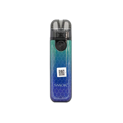 Smok Novo 4 Mini 900 Green Blue Cobra (Зелёно-Синий, с картриджем) Многоразовый POD