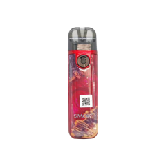 Smok Novo 4 Mini 900 Red Stabilizing Wood (Красный, с картриджем) Многоразовый POD