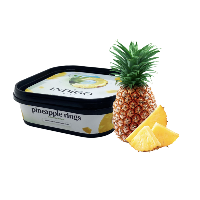 Кальянная чайная смесь Indigo Smoke Pineapple Rings (Ананасовые кольца, 100 г)
