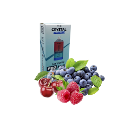 The Crystal Pro Max 10000 Blue Razz Cherry (Черника Малина Вишня) Одноразовый POD