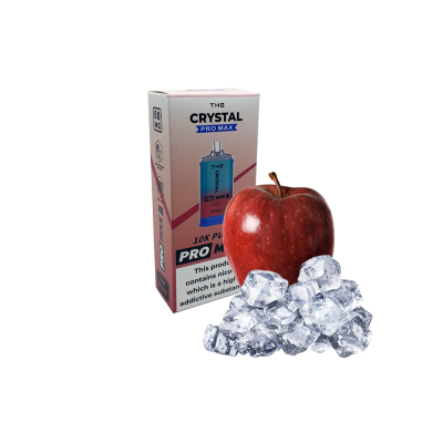 The Crystal Pro Max 10000 Red Apple Ice (Красное Яблоко Лёд) Одноразовый POD