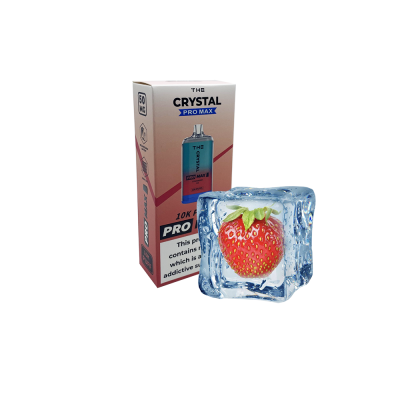 The Crystal Pro Max 10000 Strawberry Ice (Клубника Лёд) Одноразовый POD