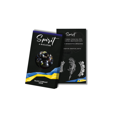 Табак Spirit Bagator Black Currant Sour (Кислая смородина, 40 г)