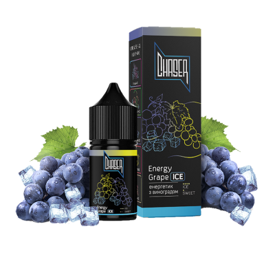 Жидкость Chaser Black Energy Grape Ice (Виноградный Энергетик Лёд, 50 мг, 30 мл)