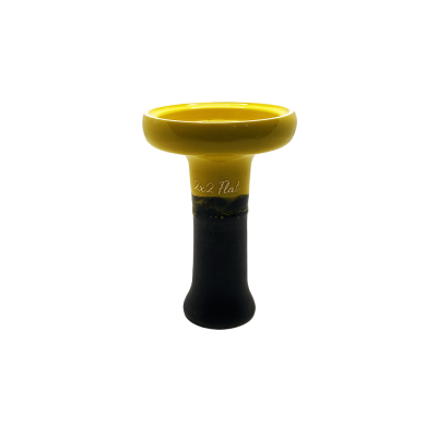 Глиняна чаша 2x2Hookah Flat New Yellow (Жовтий)