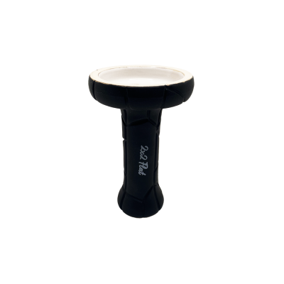 Глиняна чаша 2x2Hookah Flat Turtle White (Білий)