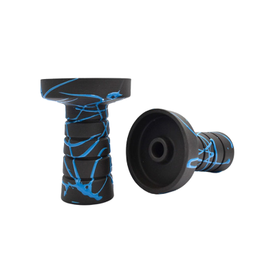 Глиняна чаша Gusto Bowls Harmony Black Glaze Blue (синє поливання)