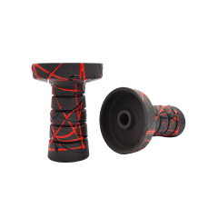 Глиняная чаша Gusto Bowls Harmony Black Glaze Black Red (красно-чёрная поливка)