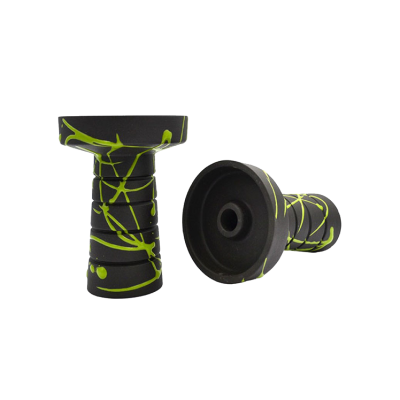 Глиняная чаша Gusto Bowls Harmony Black Glaze Green (зелёная поливка)