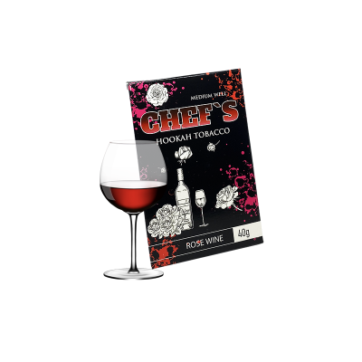 Табак Chefs Rose wine (розовое вино, 40 г)