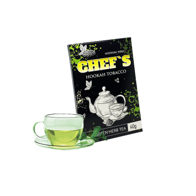 Табак Chefs Green herb tea (травяной чай, 40 г)