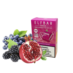 Elf Bar Pi9000 Pomegranate berry (Гранат Ягоды) Одноразовый POD