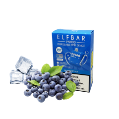 Elf Bar Pi9000 Blueberry ice (Черника Лёд) Одноразовый POD