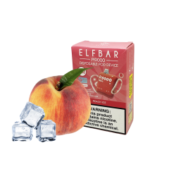 Elf Bar Pi9000 Peach ice (Персик Лёд) Одноразовый POD