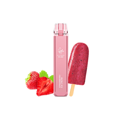 Elf Bar NC1800 Strawberry Ice Cream (Клубника Мороженое) Одноразовый POD