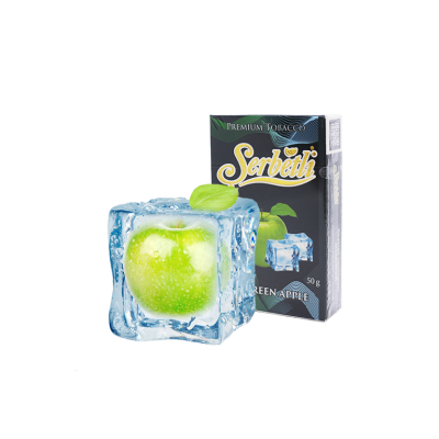 Табак Serbetli Ice Green Apple (Ледяное Яблоко, 50 г)