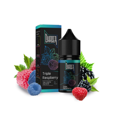 Жидкость Chaser Black Triple Raspberry (Трипл Распберри, 50 мг, 30 мл)