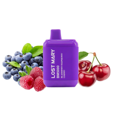 Lost Mary BM5000 Blueberry raspberry cherry (Черника Малина Вишня) Одноразовый POD