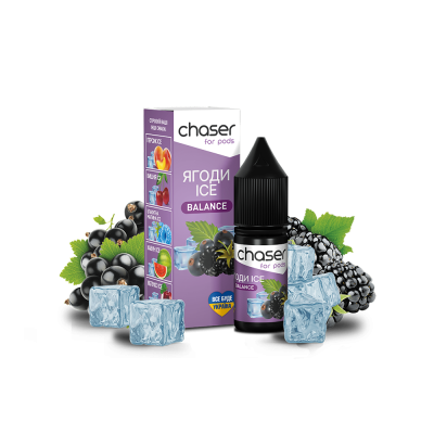 Рідина Chaser Berries Ice Balance (Ягоди Лід, 50 мг, 10 мл)