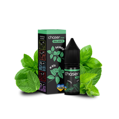 Жидкость Chaser Mix Basil Mint Ultra (Базилик Мята, 50 мг, 10 мл)