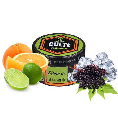 Табак CULTt Medium M107 Eldersmoke (Бузина Лайм Лёд Апельсин, 100 г)