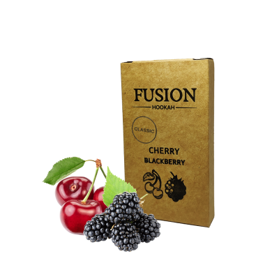 Табак Fusion Classic Cherry Blackberry (Вишня Ежевика, 100 г)